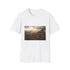 Shambala City of Light watercolor graphic tee in Charcoal.