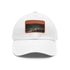 Midnight Lagos baseball cap with white/light brown rectangle patch.