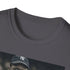 Charcoal cotton Babe Ruth watercolor graphic tee with crew neck and regular fit