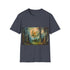 Endor Moon Galactic Adventure Tee, Charcoal Cotton Crew Neck T-shirt