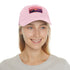 Dutch Bloom Bonanza Baseball Cap - White Cotton Floral Rectangle Hat