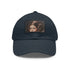 Galactic Princess Leia embroidered cotton baseball cap in white.