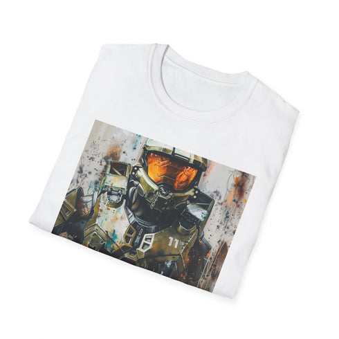Spartan Spirit Charcoal Cotton Crew Neck Master Chief T-Shirt.