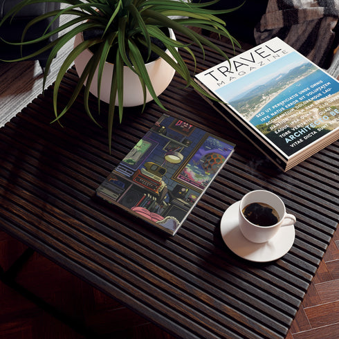 Here's another title, emphasizing the nostalgia factor:
Pixelated Memories: A Retro Gamer's Journal | Journals | Back to School, Desk, Hardcover, Home & Living, Journals, Journals & Notebooks, Paper | Prints with Passion