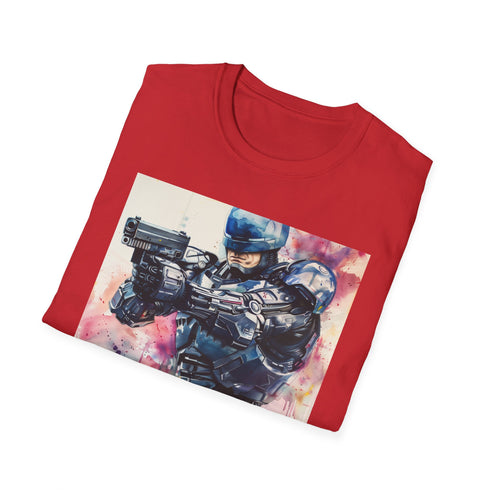 RoboCop charcoal cotton crew neck t-shirt regular fit summer pick