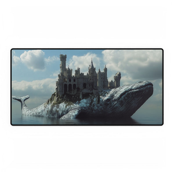 Sky Whale Floating Castle Fantasy Gaming XXL Extended Desk Mat - View 1 | Prints With Passion