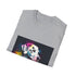 Charcoal Dalmatian watercolor t-shirt in cotton for a playful summer vibe