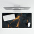 Cracked Earth with Glowing Veins — XL & XXL Desk Mat — Product Detail View 5