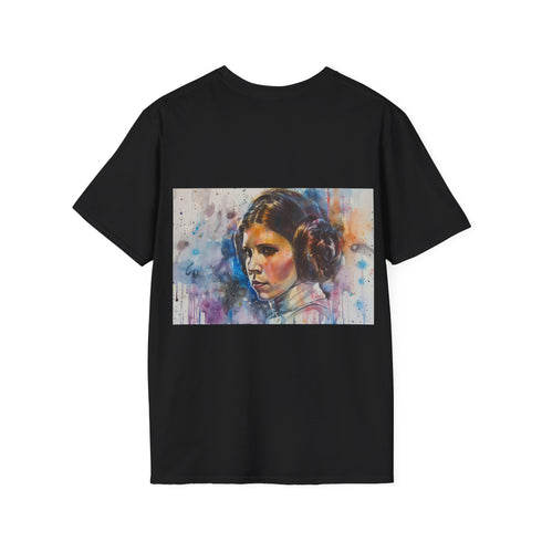 Galactic Goddess Leia Tee in Charcoal for Men and Women