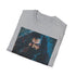 Charcoal cotton T-shirt showcasing vibrant Rubeus Hagrid portrait from iconic series