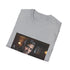 Charcoal cotton crew neck T-shirt with DTG print stylish and timeless