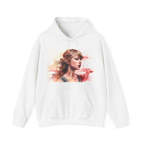 Navy Taylor Swift inspired hoodie, soft cotton unisex style.