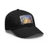 Eiffel Tower watercolor baseball cap with vibrant Parisian design.