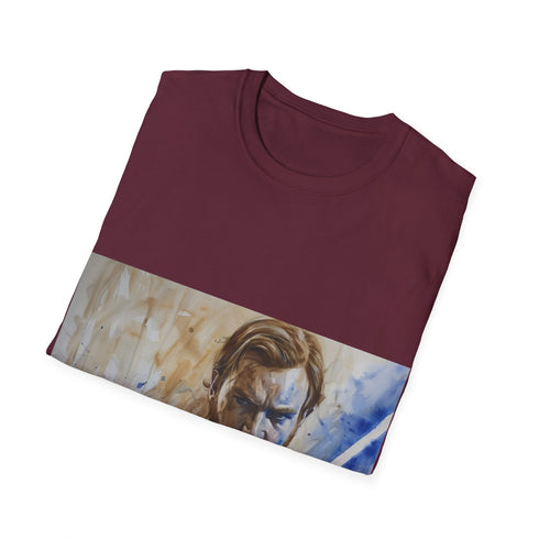 Obi Wan Lightsaber Charcoal T-Shirt Men's/Women's Regular Fit Summer Tee