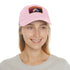Neon Hamster Bliss Baseball Cap in White with Rectangle Patch