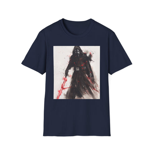 Dark charcoal Kylo Ren T-shirt featuring striking illustration and crew neck design