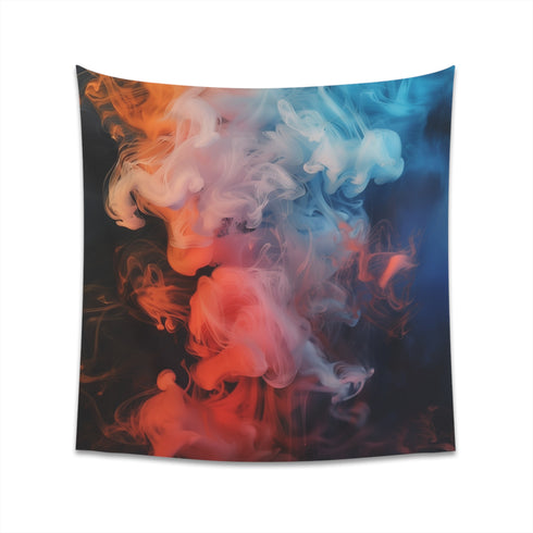 Smoke & Shadows Abstract Tapestry: Ethereal art with swirling smoke patterns, perfect for any space. High-quality and stylish. Available in multiple sizes. Makes a great gift. Shop now!
