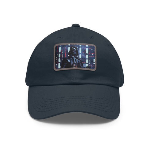 Galactic Empire Cap: Sith Lord Edition in white with rectangle patch
