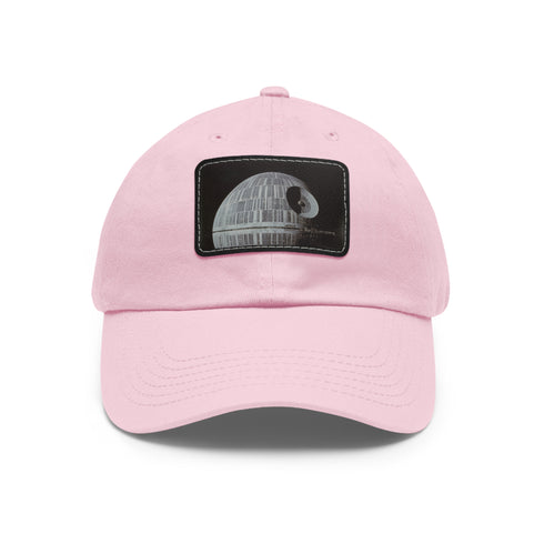 White Galactic Empire Death Star Baseball Cap - Rectangle Unisex Cotton Hat