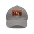 Harry Styles melodic baseball cap in white with light brown patch.