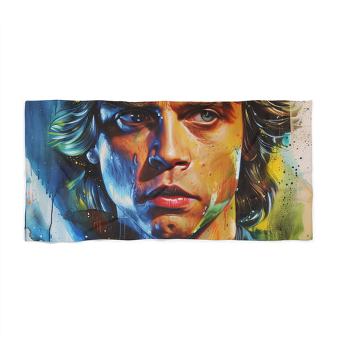 far away every time you use it. Add this must-have accessory to your beach day essentials and show off your love for the legendary Jedi Master.
Indulge your Star Wars fandom with our Luke Skywalker Lightsaber Beach Towel. Made of soft and absorbent material
