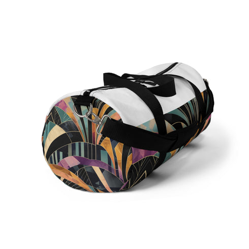 Abstract Art Deco Duffel Bag with Colorful Geometric Patterns