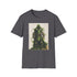 Charcoal Doctor Doom T-shirt with green silver graphics in comfortable cotton