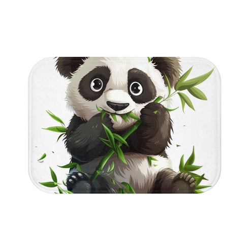 Panda Snack Time Bath Mat
