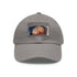 Mars Dreams Watercolor Baseball Cap in White with Light Brown Patch