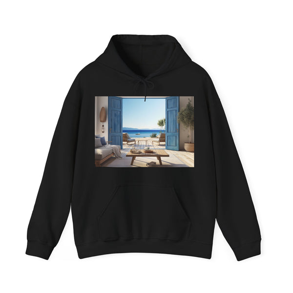 Serene Natures Window Watercolor Hoodie | Hoodies | DTG, Hoodies, Men's Clothing, Regular fit, Unisex, Women's Clothing | Prints with Passion