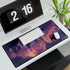 Stardust Crystal Canyon Cosmic Nebula XXL Extended Desk Mat - Product in Use Lifestyle View | Prints With Passion