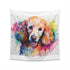 Poodle Love Tapestry: Stylish Design with Iconic Curls | High-Quality Material | Perfect Gift