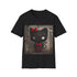 Kuromi Dark Side Kitty Cotton Crew Neck T-shirt in Charcoal, size S
