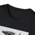 Charcoal cotton crew neck T-shirt with Godzilla graphic regular fit
