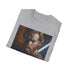 Charcoal Obi-Wan Kenobi portrait T-shirt with vibrant colors and crew neck