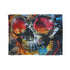Vibrant Banksy Street Art Soul Blanket: Artistic Expression, cozy and artistic