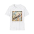 Vintage airplane adventure t-shirt in black with 2XL size option.