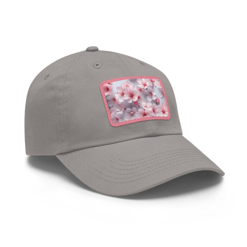 Cherry Blossom Dreams 3D White Baseball Cap - Unisex Cotton Hat