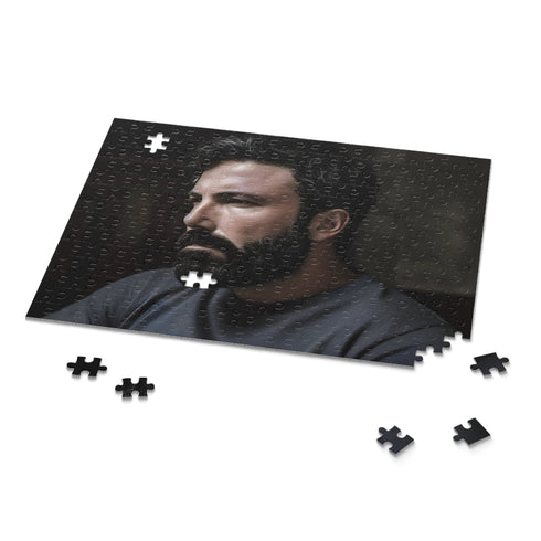 Ben Affleck jigsaw puzzle featuring charming actor for fans to enjoy.
