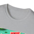 Charcoal tropical T-shirt with vibrant watermelon and floral pattern summer vibes
