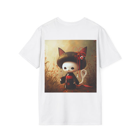 Kuromi Hello Kitty T-Shirt in Charcoal, Regular Fit, Crew Neck