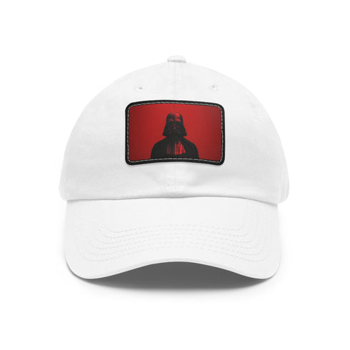 Darth Vader baseball cap with white/light brown patch.