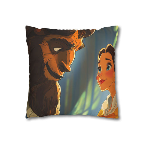 Beauty And Double-Sided Square Cushion Cover