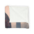 Lava Sphere Orbiting Frozen City Plush Fleece Throw Blanket