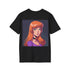 Sleuth-inspired charcoal cotton tee with Daphne Scooby-Doo design.