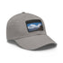 Annapurna Adventure Trek Cap in White with Light Brown Rectangle Patch