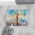 Empire State Watercolor Bath Mat | Bath Mats | Bath, Bathroom, Home & Living, Indoor, Sublimation | Prints with Passion