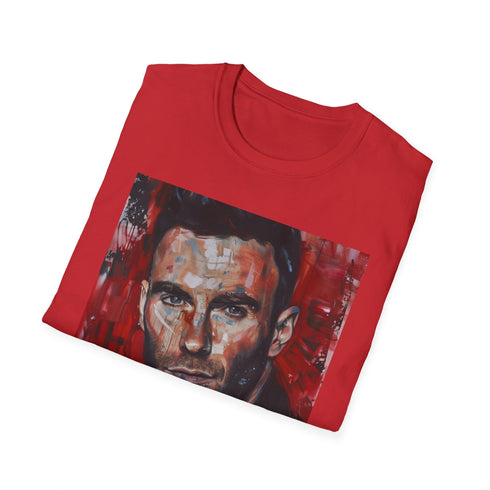 Maroon 5 Painting T-Shirt in Charcoal, Crew Neck, Regular Fit