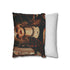 90s Retro Grunge Style Faux Suede Square Cushion Cover