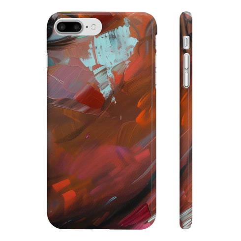 Sophisticated Slim Glossy Phone Case for iPhone 7/8 Plus Samsung.